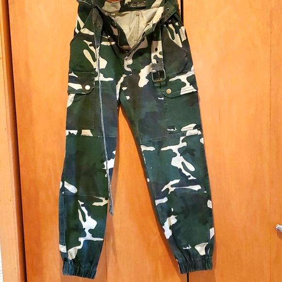 Roma Studio Premium Collection Pants - Roma Studio Premium Collection, Size M, Army Camouflage